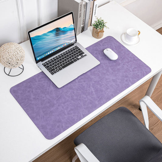 Calvreno Extra Large Soft-Touch Leather-Style Desk Mat and Mouse Pad