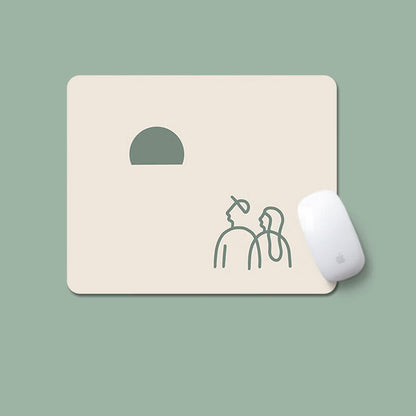 Calvreno Minimalist Compact Thickened Non-Slip Mouse Pad