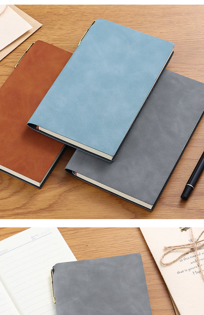 Calvreno A6 Portable Pocket Notebook with Pen Holder for Travel and Daily Notes