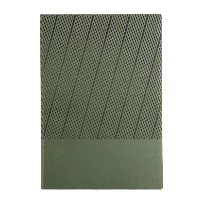 Calvreno Minimalist Twill-Pattern Business Notebook Set for Office and Meetings