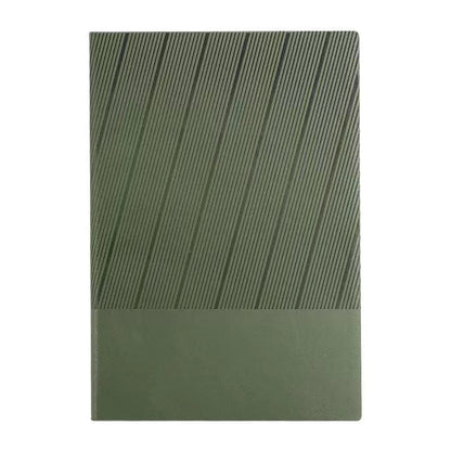 Calvreno Minimalist Twill-Pattern Business Notebook Set for Office and Meetings