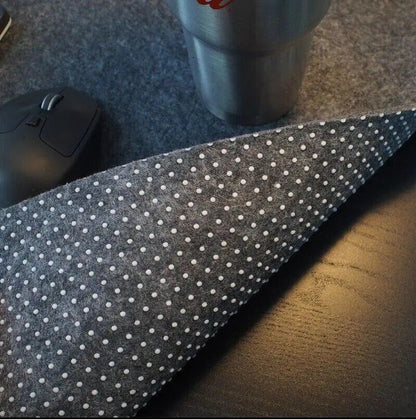 Calvreno Extra Large Thickened Non-Slip Felt Desk Mat and Mouse Pad