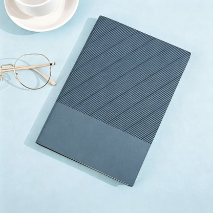 Calvreno Minimalist Twill-Pattern Business Notebook Set for Office and Meetings