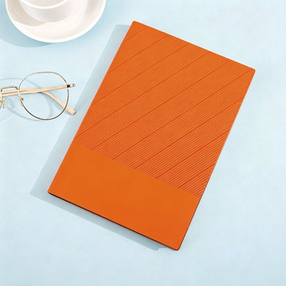 Calvreno Minimalist Twill-Pattern Business Notebook Set for Office and Meetings